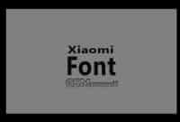 font xiaomi