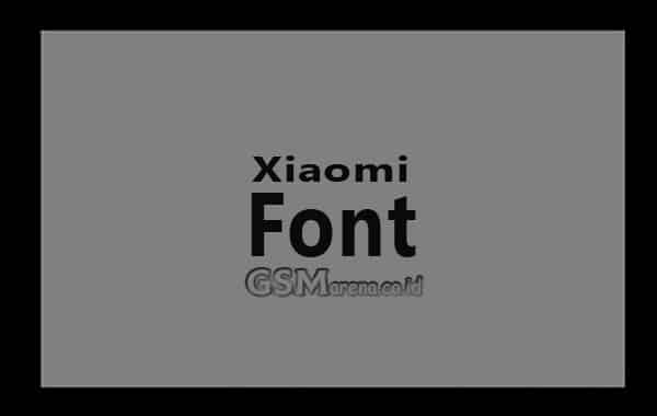 font xiaomi