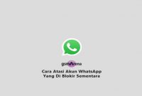 cara atasi akun wa yang di blokir