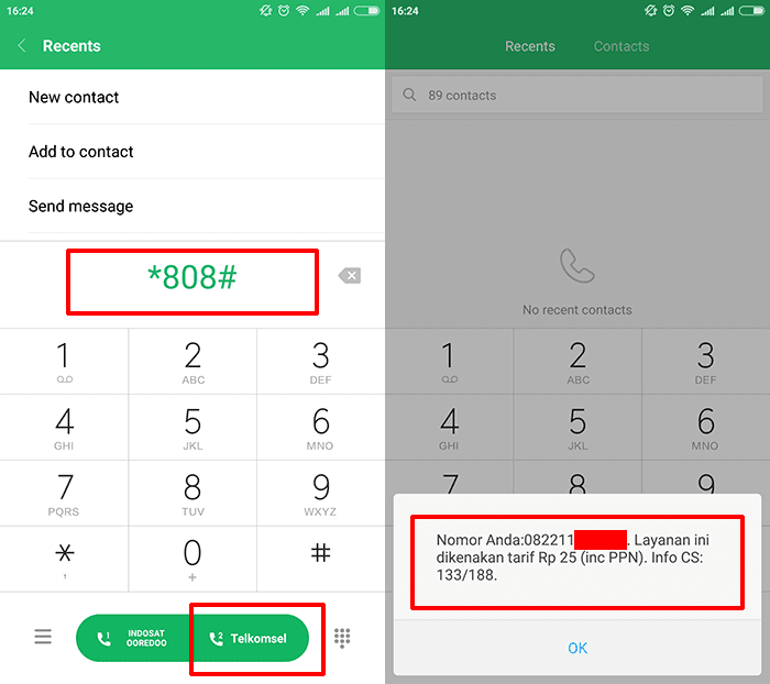 cara cek nomor telkomsel