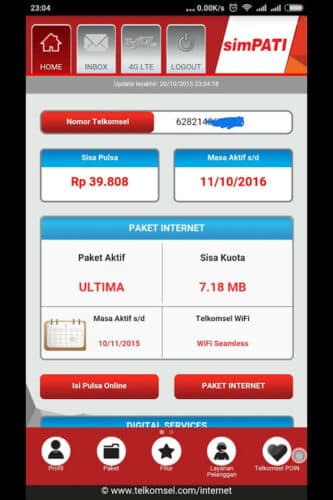 cara cek kuota telkomsel