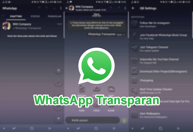 cara membuat whatsapp transparan