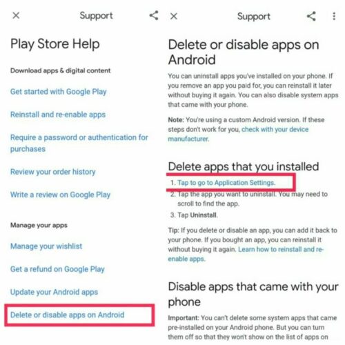 Support Help & Feedback