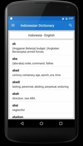 Aplikasi Kamus Bahasa Inggris Offline