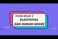 elastisitas dan hukum hooke
