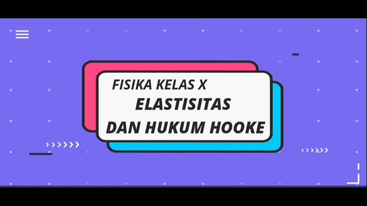 elastisitas dan hukum hooke