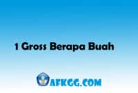1 Gross Berapa Buah