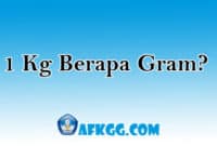 1 Kg Berapa Gram