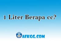 1 Liter Berapa cc