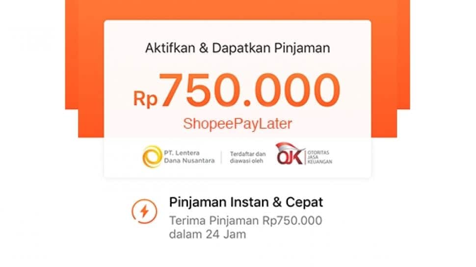 Cara Mengaktifkan Shopee Paylater