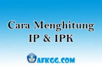 Cara Menghitung IP ipk