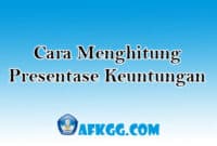 Cara Menghitung Presentase