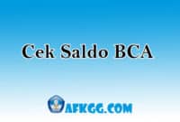 Cara Cek Saldo BCA