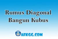 Rumus Diagonal Kubus