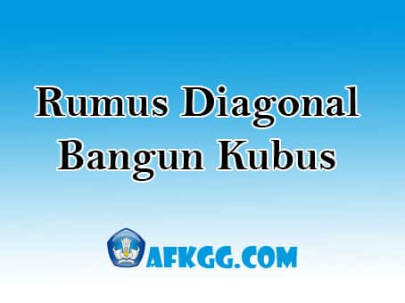 diagonal kubus