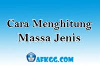 Cara Menghitung Massa jenis
