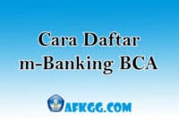 Cara Daftar mBanking BCA
