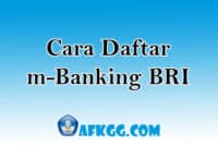 Cara Daftar mBanking BRI