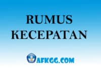 Rumus Kecepatan