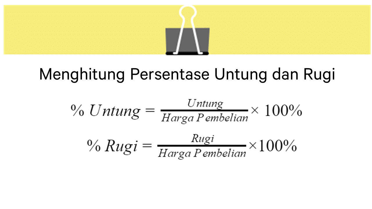 presentase keuntungan 