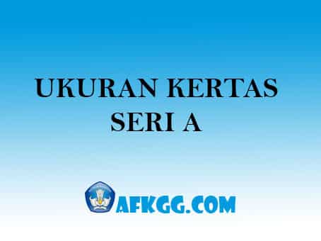 ukuran kertas 