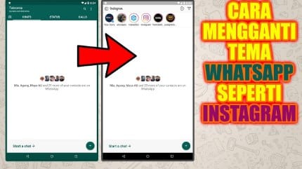 Cara Mengganti Tampilan Tema Whatsapp