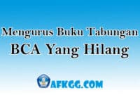 Mengurus Buku Tabungan BCA