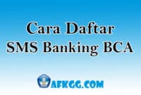 Cara Daftar SMS Banking BCA