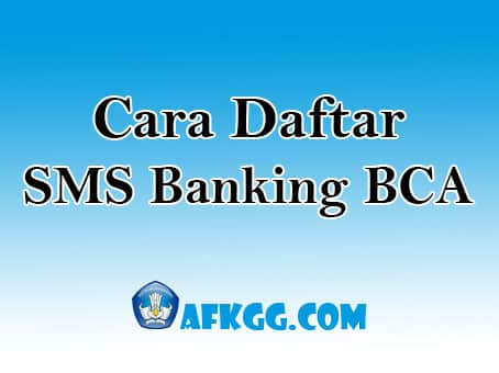 daftar sms banking bca