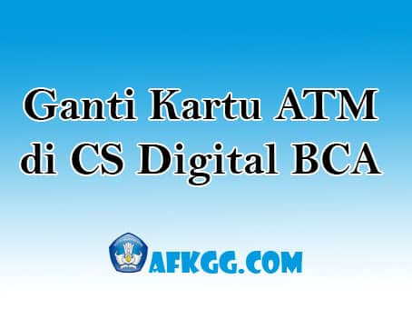 ganti atm bca