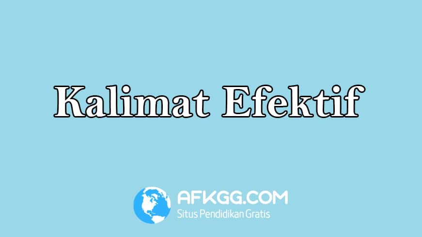 Kalimat Efektif