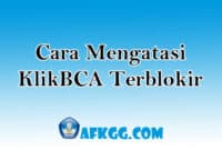 Mengatasi KlikBCA Terblokir
