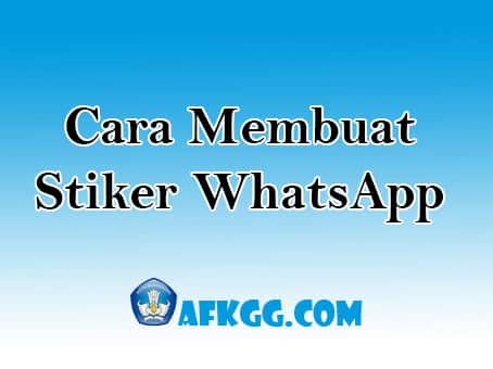 Cara Membuat Stiker Whatsapp