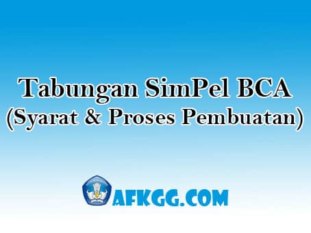 tabungan simpel bca