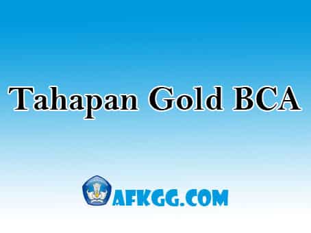 Tahapan Gold BCA