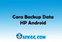 Cara Backup Data HP Android