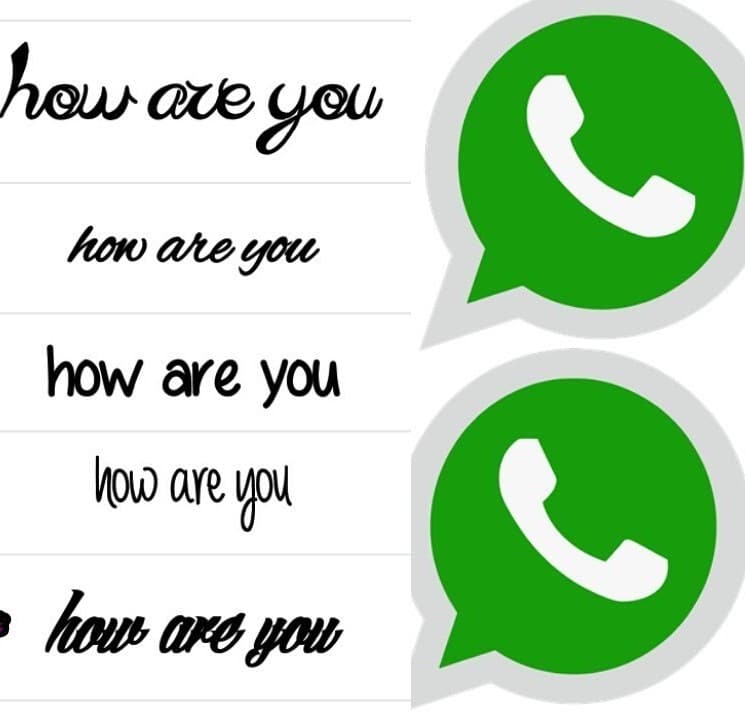 Cara mengubah gaya font di WhatsApp