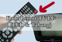 Kode Remot TV LG