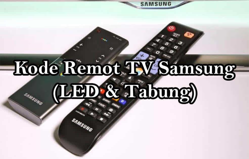 kode remot tv samsung