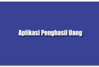 aplikasi penghasil uang