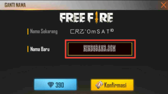 Nama FF Yang Bagus