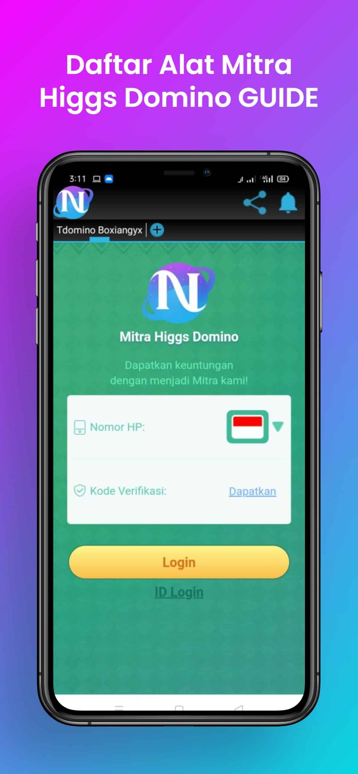 Syarat dan Ketentuan Umum Partisipasi di Alat Mitra Higgs Domino
